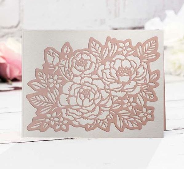 Crafter's Companion Floral Bouquet Die'sire Create-A-Card Metal Dies