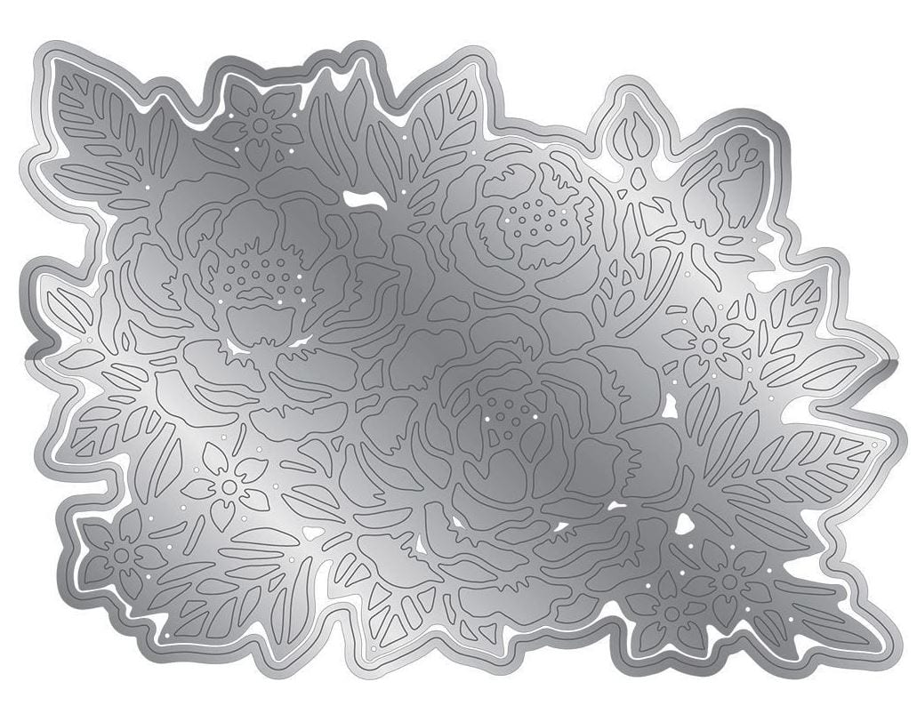 Crafter's Companion Floral Bouquet Die'sire Create-A-Card Metal Dies