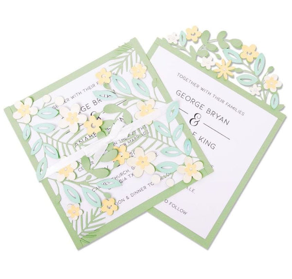 Sizzix Floral Edges #2 Thinlits Die Set 9Pk