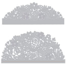 Sizzix Floral Edges Thinlits Dies By Olivia Rose 2/Pkg Gatefold