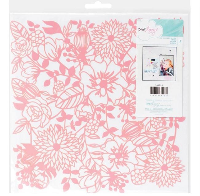 Dear Lizzy Serendipity Floral Stencil