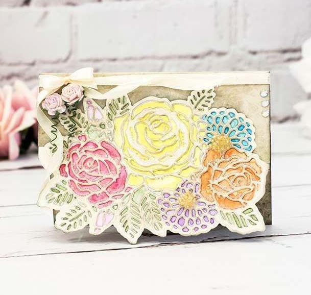 Crafter's Companion Floral Spray Die'sire Create-A-Card Metal Dies