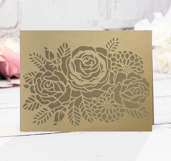 Crafter's Companion Floral Spray Die'sire Create-A-Card Metal Dies