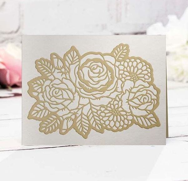 Crafter's Companion Floral Spray Die'sire Create-A-Card Metal Dies