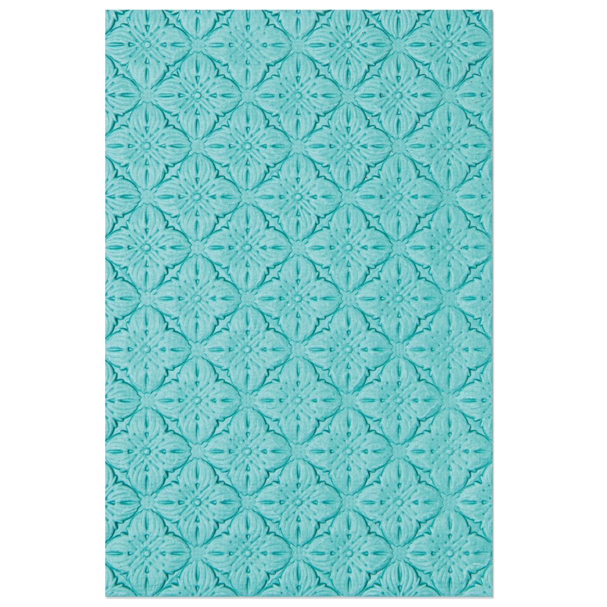 Sizzix Floral Pillows 3-D Textured Impressions Embossing Folder