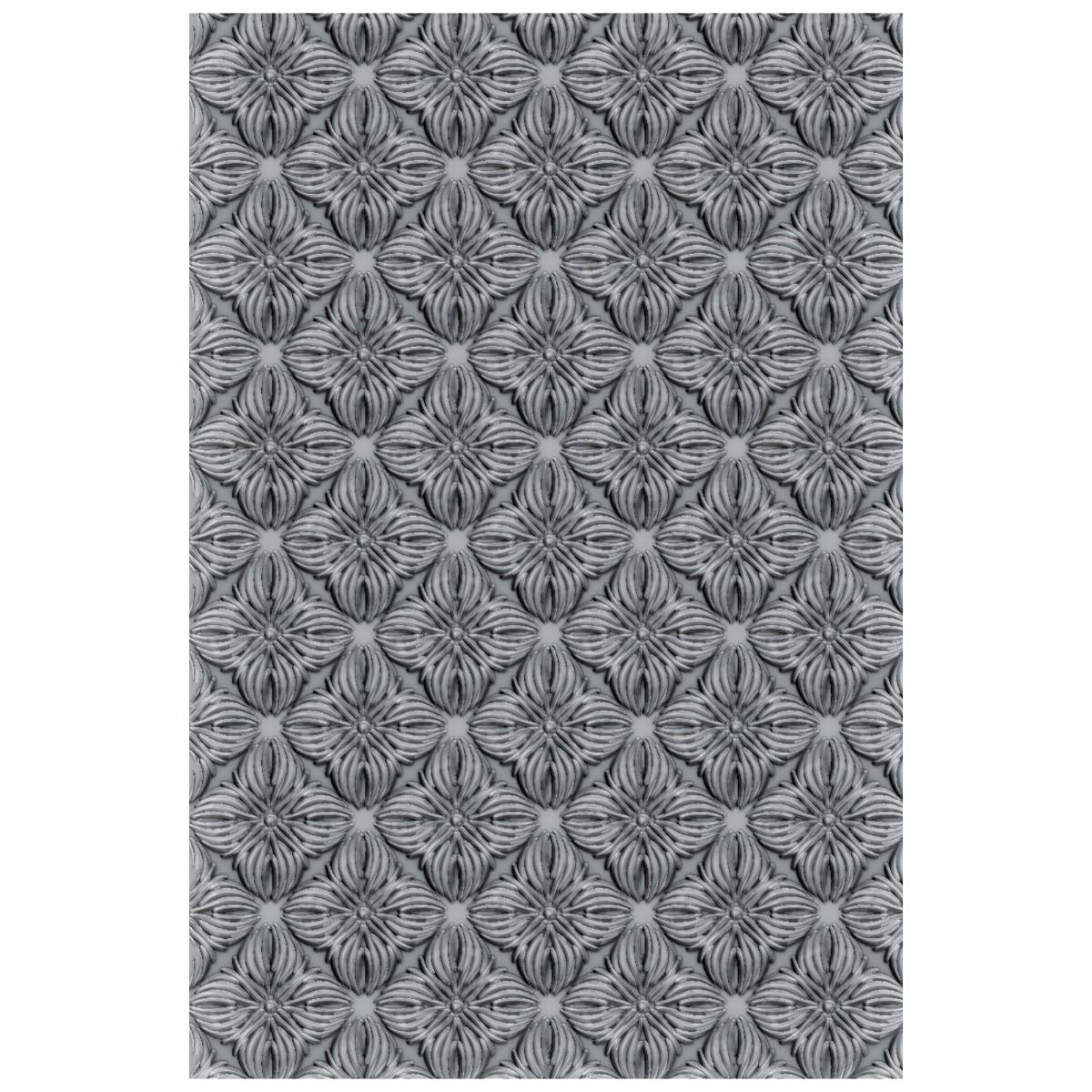 Sizzix Floral Pillows 3-D Textured Impressions Embossing Folder