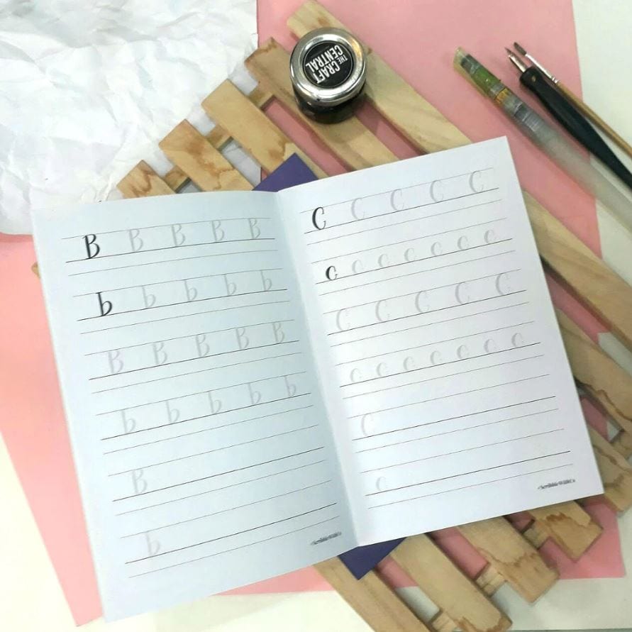 The Craft Central Flourish Calligraphy Workbook