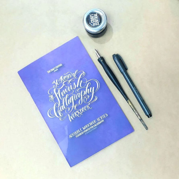 The Craft Central Flourish Calligraphy Workbook