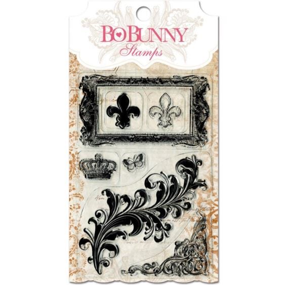 BoBunny  Flourishes & Such Stamps 4