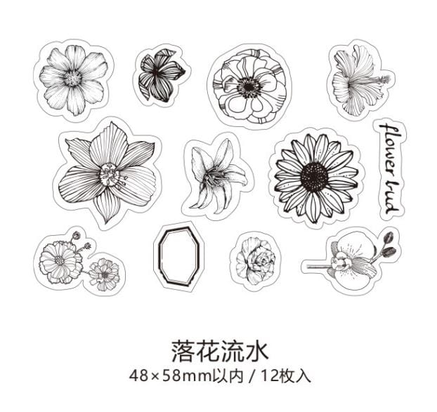 Drehop Natural Selection Cling Stamp Set