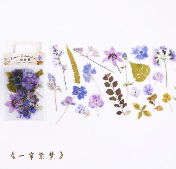 Yuxian Flower Collection Flower Pet Sticker Set (40pcs)