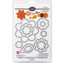 Sizzix Flower Layers & Leaf Framelits Dies By Stephanie Barnard 11/Pkg