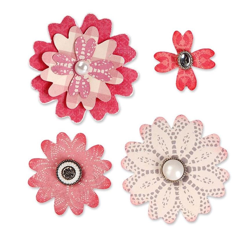 Sizzix Flower Layers w/Heart Petals By Eileen Hull Bigz Die