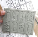 Mo Card Vintage Collection Foam Stamps/Cling Stamps