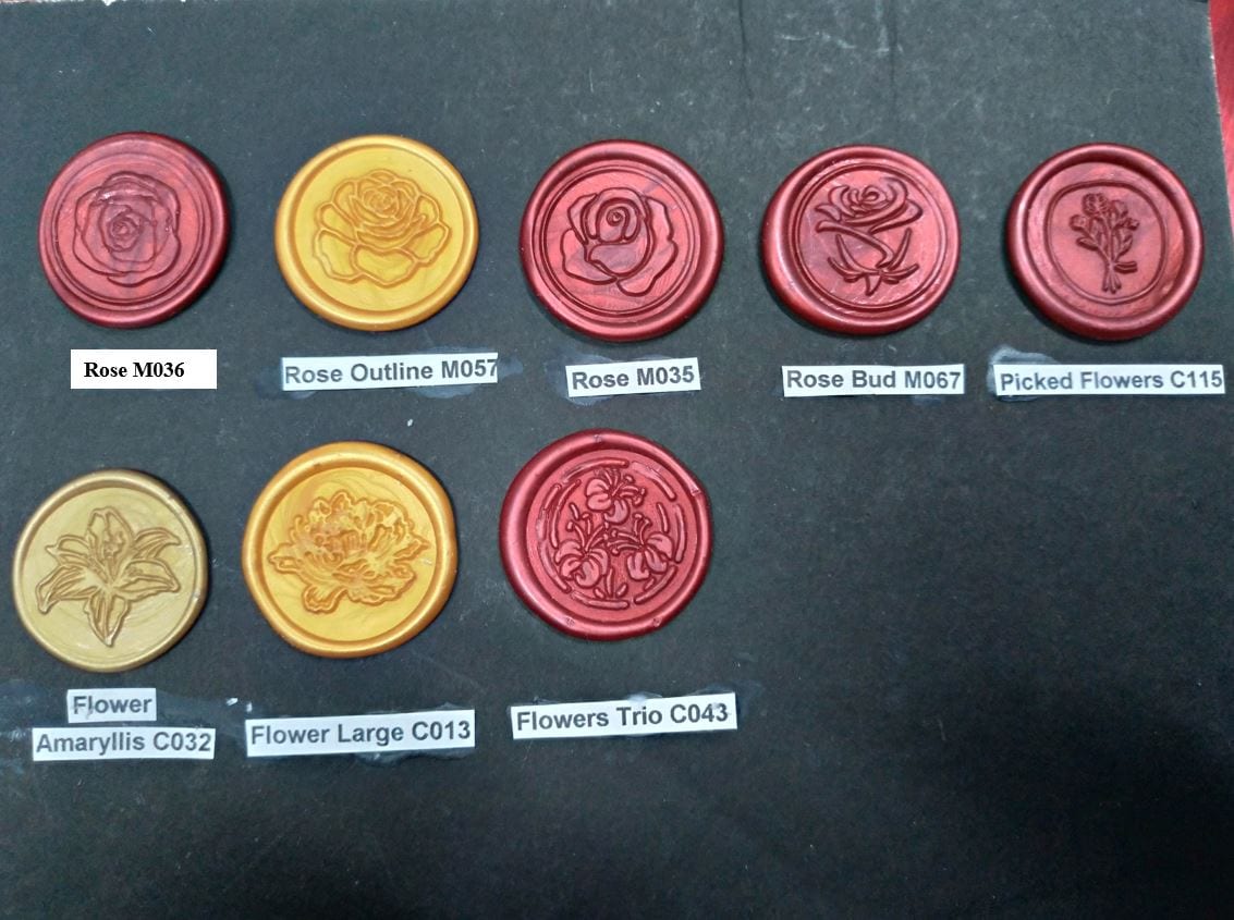 (Options Set 1) Wax Seals Flowers