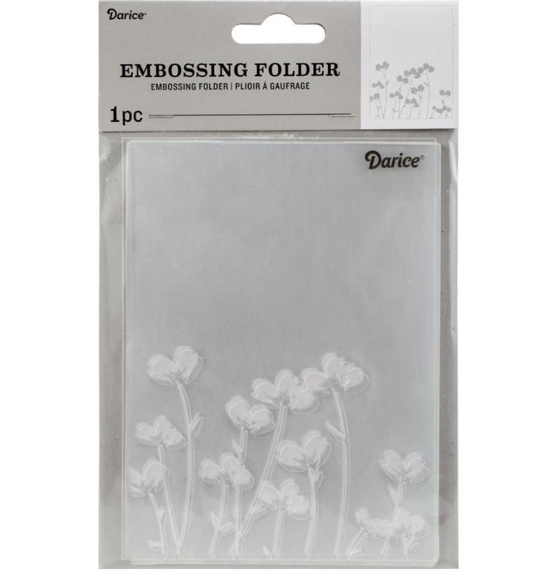 Darice Flowers Embossing Folder