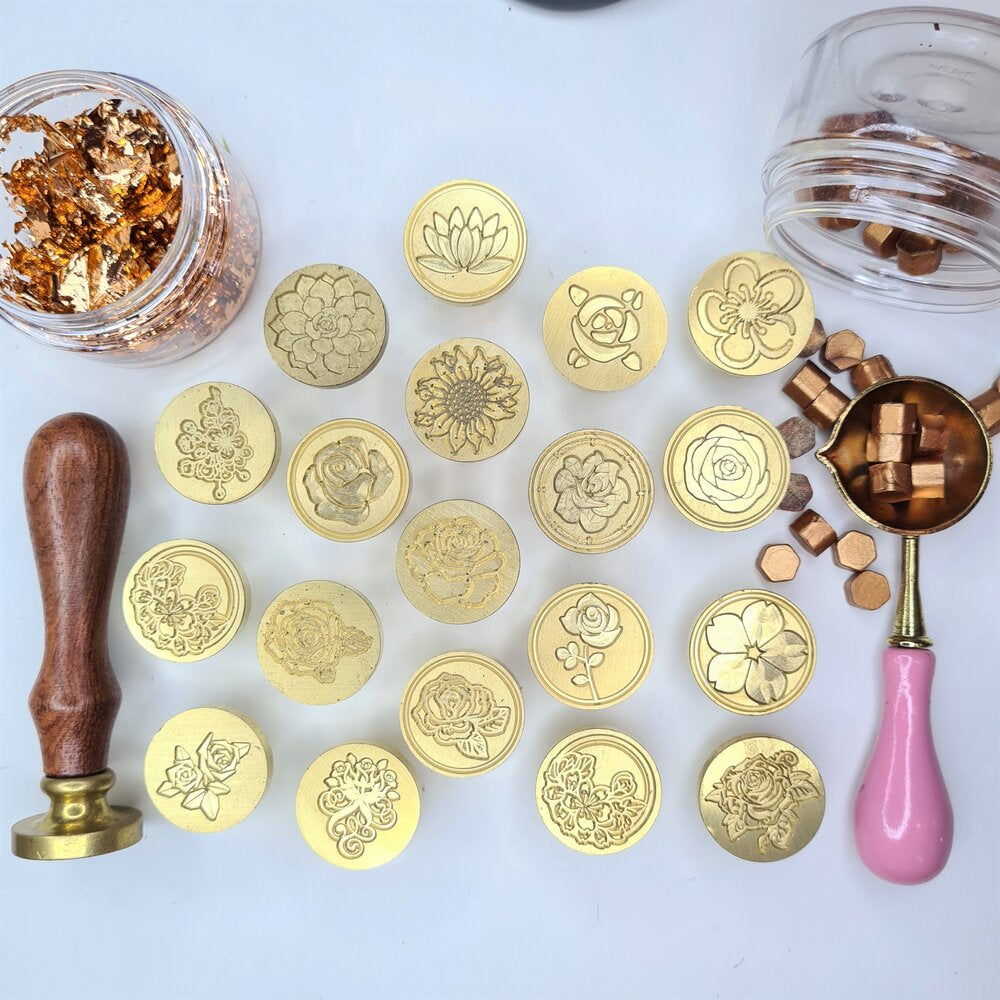 (Options Set 2) Wax Seal Flowers