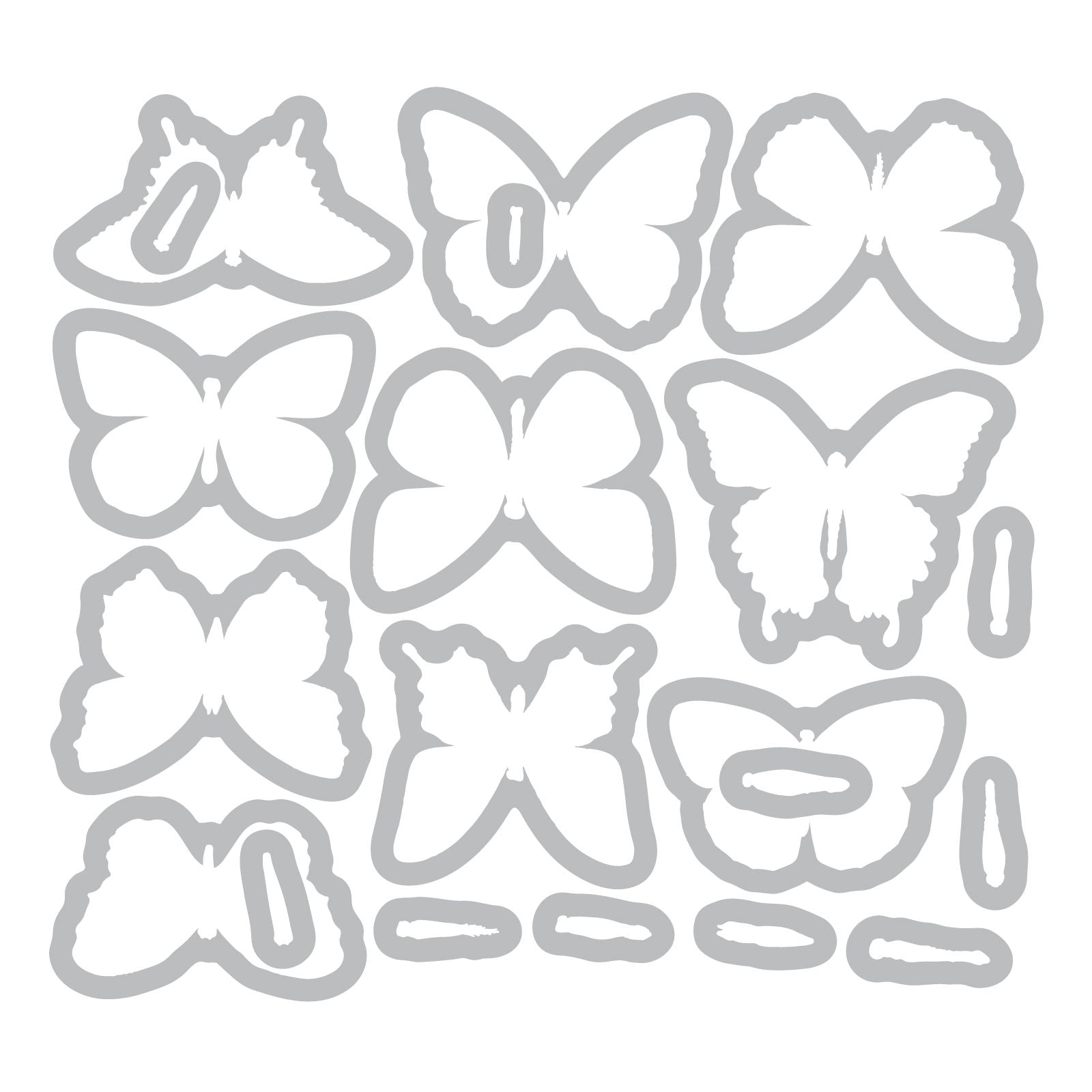 Sizzix Framelits Flutter Die Set by Tim Holtz
