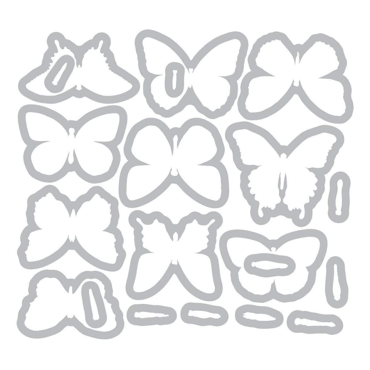 Sizzix Framelits Flutter Die Set by Tim Holtz