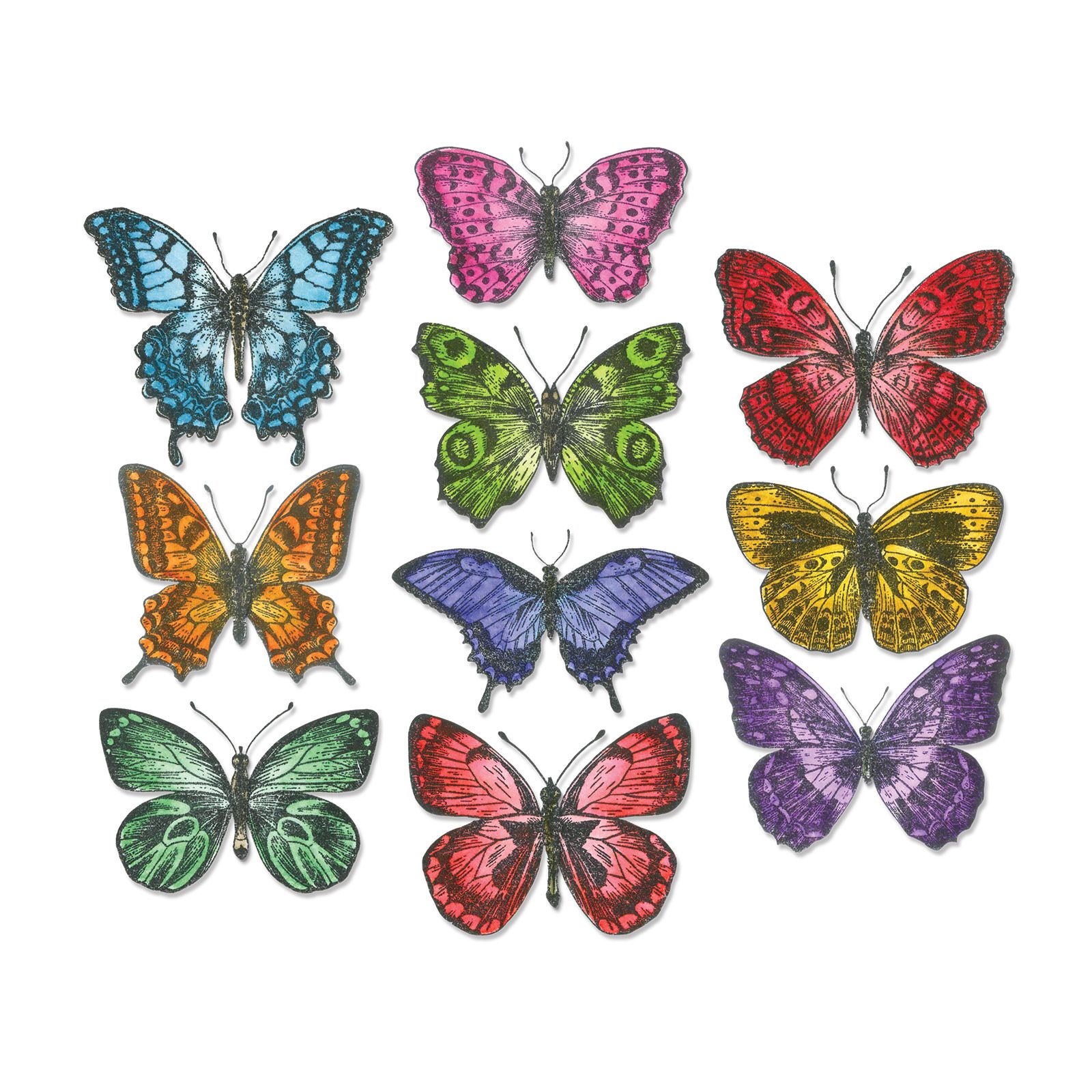 Sizzix Framelits Flutter Die Set by Tim Holtz