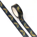 Foil Antlers with Holiday Decorations Christmas Washi Tape 15mm x 10m