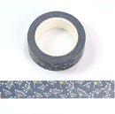 Dandelion with Foil Accents Washi Tape 15mm x 10m