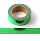 Solid Color Foil Washi Tape 15mm x 10m