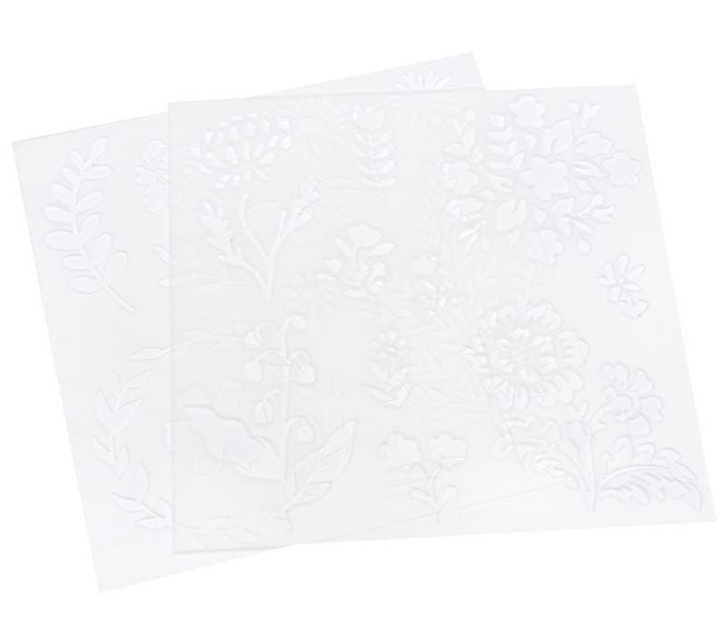 We R Memory Keepers Florals Foil Quill Stencils