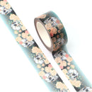 Roses and Skull Foil Accented Washi Tape 15mm x 10m