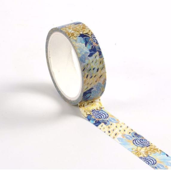 Foil Sunflower Art Washi Tape 15mm x 5m