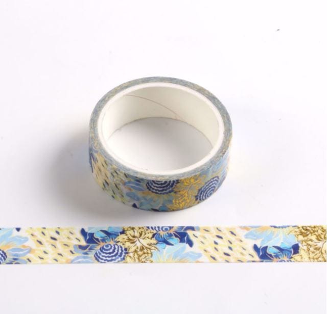 Foil Sunflower Art Washi Tape 15mm x 5m