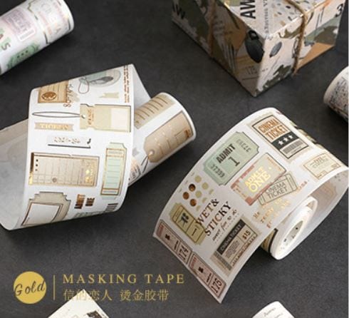 Tickets Foil Wide Masking Tape 70mm x 5m