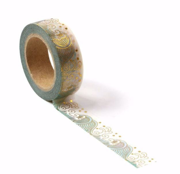 Foil Waves Washi Tape 15mm x 10m