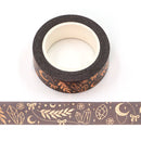 Gray Foil Jewelry Pattern Washi Tape 15mm x 10m