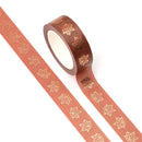 Foil Maple Leaf Washi Tape 15mm x 10m