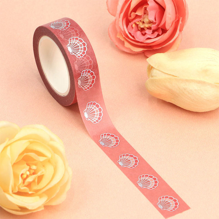 Foil Shell Washi Tape 15mm x 10m