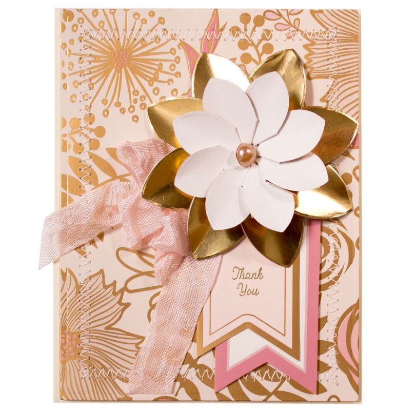 Spellbinders Die D Lites Round Flower Fold n Go S3251