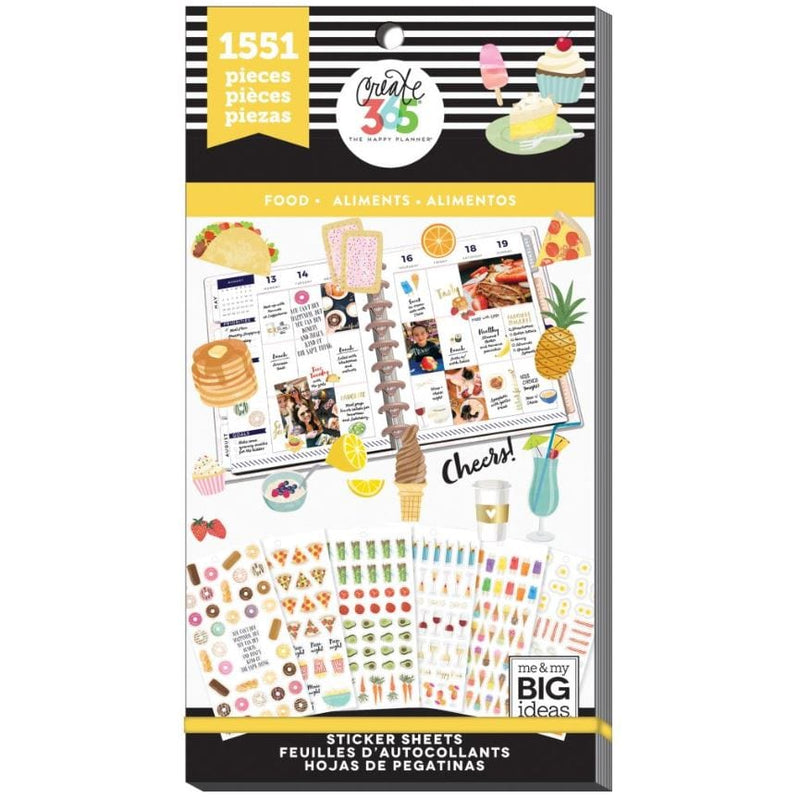 Me and My Big Ideas Food Value Pack Stickers-Create 365 Happy Planner Stickers 1551 Stickers