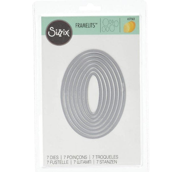 Sizzix Framelits Ovals 7Pk