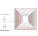 Sizzix Framelits Squares 8/Pk