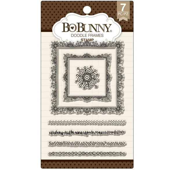 BoBunny Frames Doodles Stamps