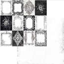 BoBunny Frames Tuxedoes and Tiaras Double-Sided Cardstock 12" x 12"