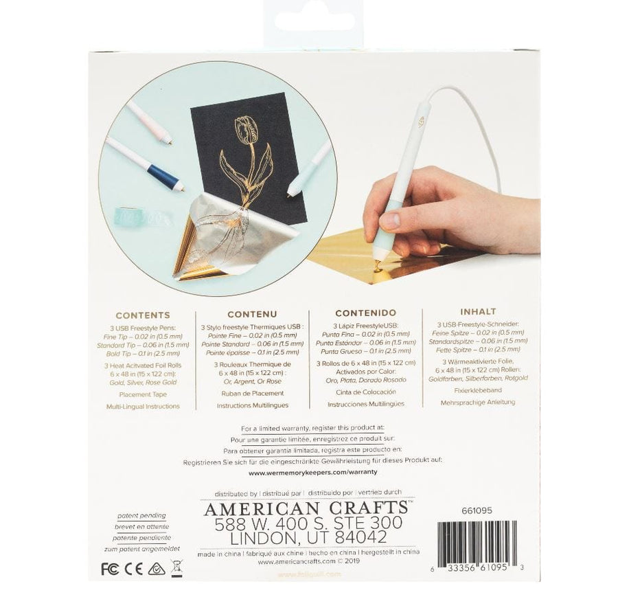Foil Quill フリースタイルペン オールインワンキット We R Memory Keepers Foil Quill Freestyle Pen Kit