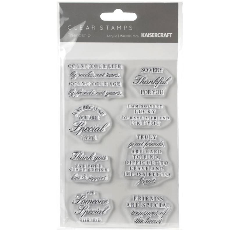 Kaisercraft Friendship Clear Stamps 4