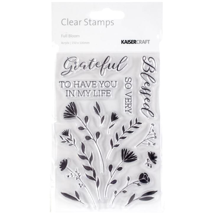 Kaisercraft Full Bloom Clear Stamps 4