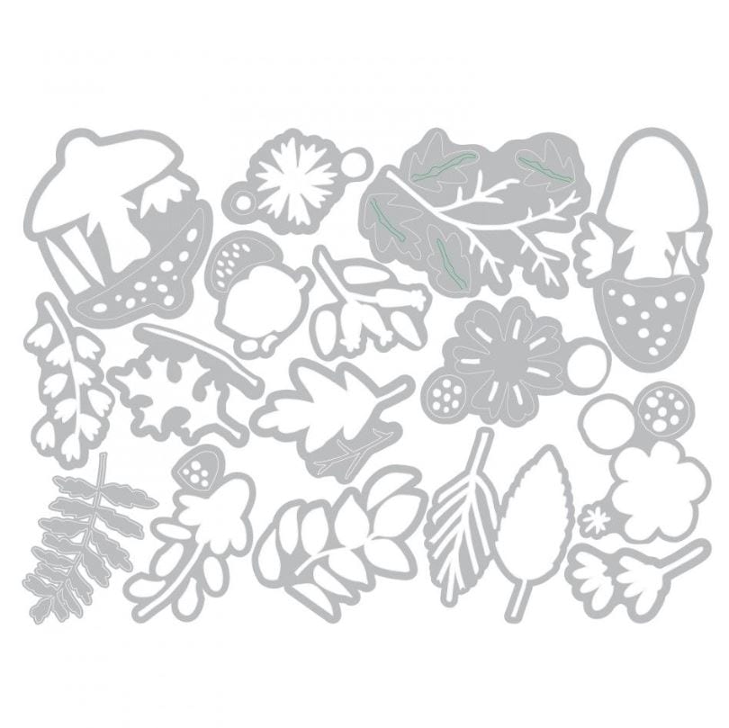 Funky Foliage Thinlits Die Set 20PK by Tim Holtz