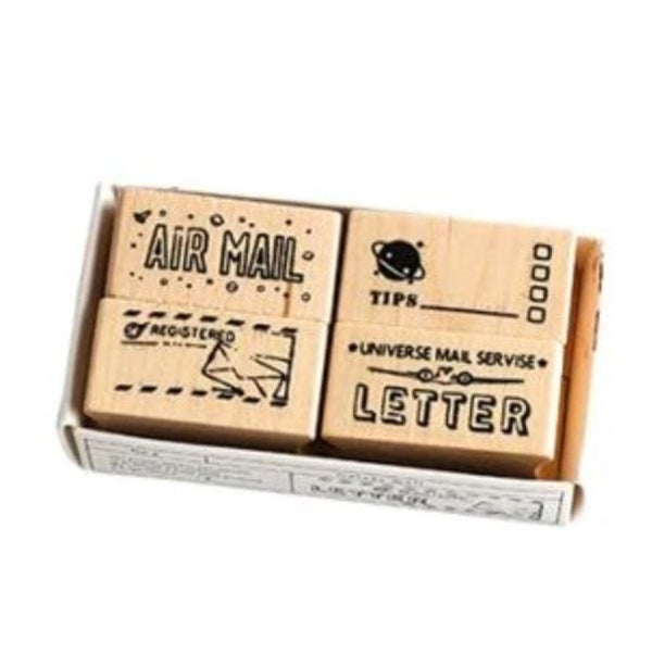 Cardlover Galaxy Mail Rubber Stamp Set