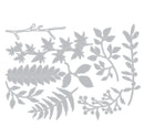 Sizzix Garden Greens Thinlits Die Set 9Pk Tim Holtz