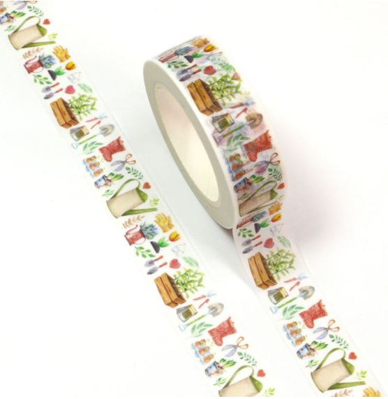 Gardening Tools Washi Tape 15mm x 10m