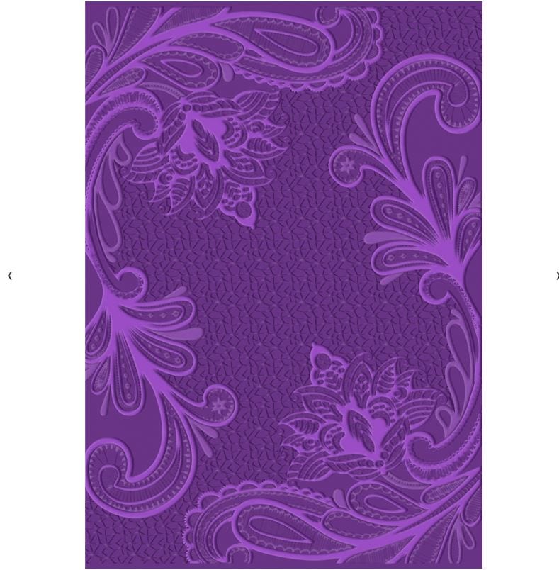 Crafter's Companion Contemporary Lace 5" x 7" 3D Embossing Folder